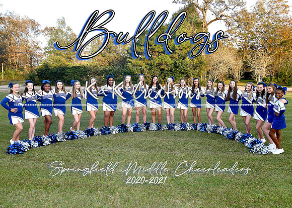 5x7 sms cheerleaders team