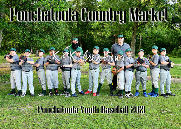 5x7 ponchy country market team