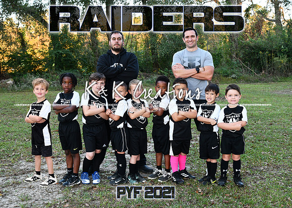 5X7 FLAG RAIDERS FOOTBALL TEAM