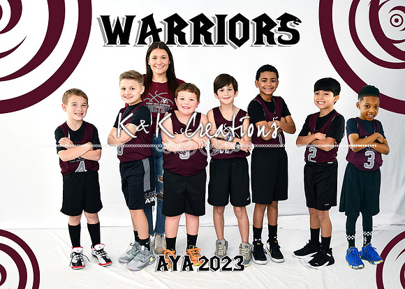 5X7 WARRIORS B7-8 CHANCIE TEAM