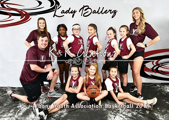 5x7 Girls 9-10 Team 2 LADY BALLERZ