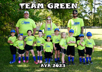 5X7 TEAM GREEN