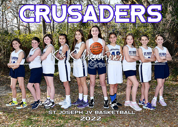 5X7 SJS GIRLS JV BASEKTBALL TEAM