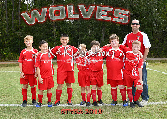 5X7 THOMAS LINN WOLVES TEAM