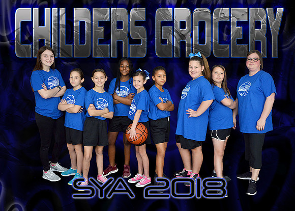 5X7 CHILDERS GROCERY TEAM