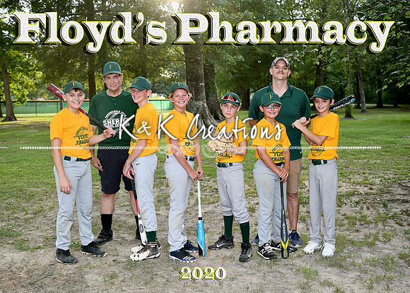 5x7 11-12 boys Floyds Pharmacy team