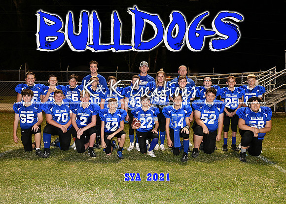 5x7 sya 11-13 football team