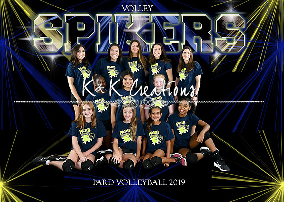 5x7 VOLLEY SPIKERS TEAM