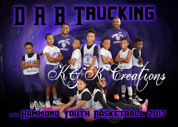 5x7 D A B Trucking 9-10 HARD TEAM