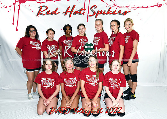 5x7red hot spikers team