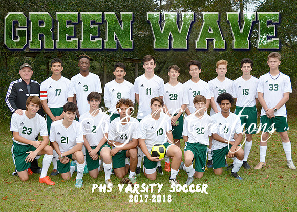 5X7 PHS VARSITY SOCCER TEAM BOYS