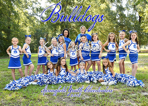 5x7 Springfield Youth Cheerleaders Coach Veronica TEAM