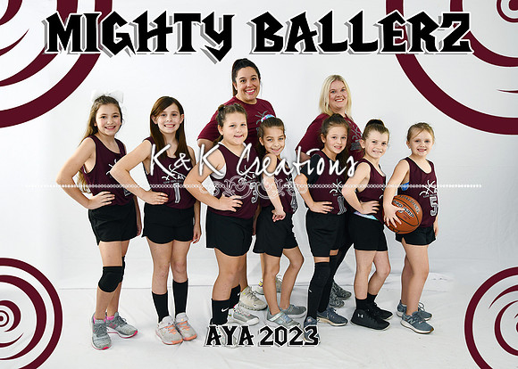 5X7 MIGHTY BALLERZ G7-8 ASHLEY TEAM