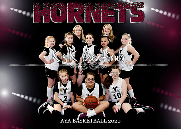 5x7 girls 9-10 team 1 hornets