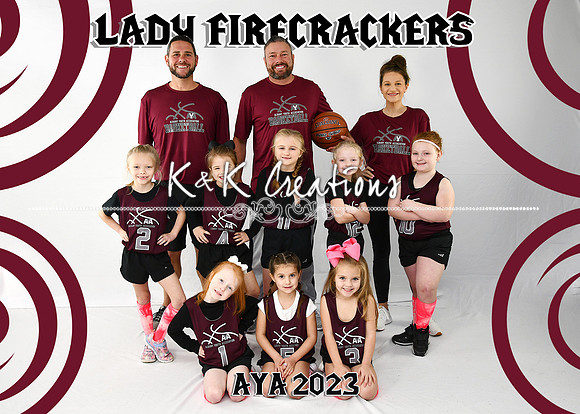 5X7 LADY FIRECRACKERS G4-6 VERNON TEAM