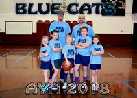 7-9 Girls #5 Blue Cats