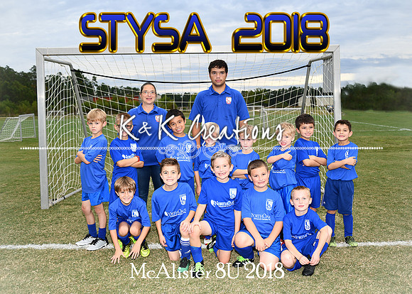 5X7 MCALISTER 8U TEAM