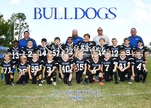 5x7 7-8 football team