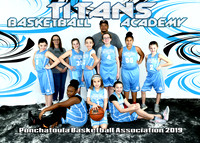 5x7 Girls 9-11 TITANS BASKETBALL ACADEMY TEAM