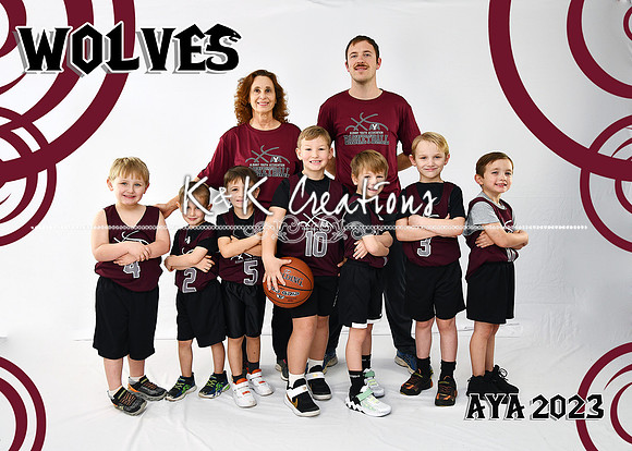 5X7 WOLVES B4-6 BETH TEAM