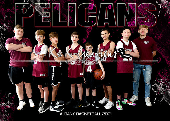5X7 BOYS 12-14 #4 PELICANS TEAM