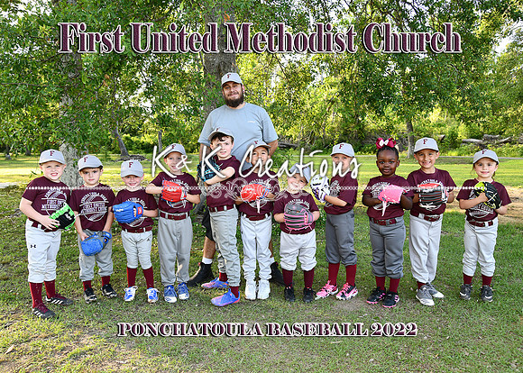 5x7 tball 1st united team