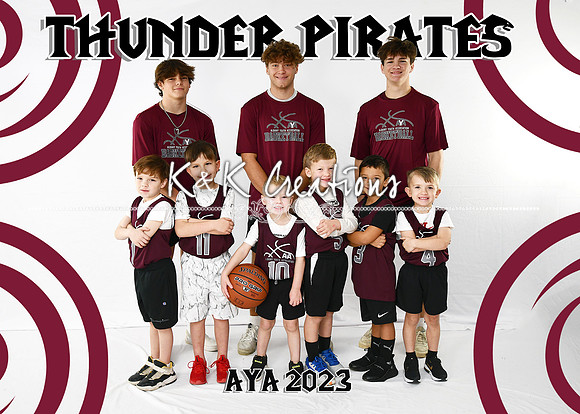 5X7 THUNDER PIRATES B4-6 SETH TEAM