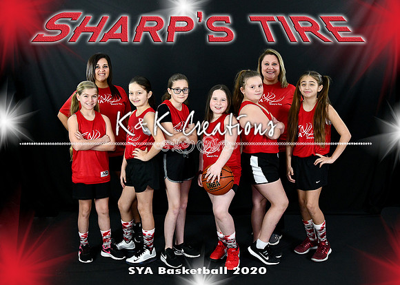 5x7 9-10girls Sharps tire team
