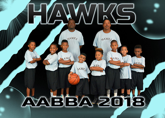 5X7 HAWKS AABBA 2018 TEAM