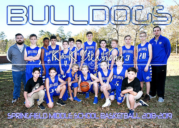 5x7 sms boys basketball team