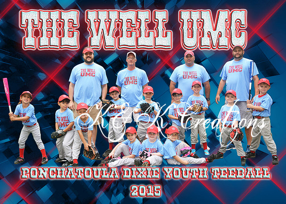 5x7 THE WELL Tball TEAM