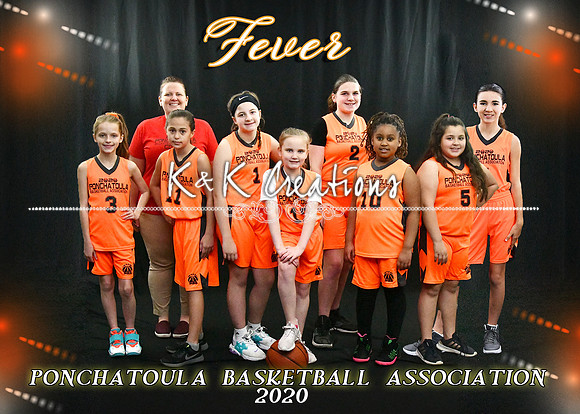 5X7 9-11 GIRLS FEVER TEAM