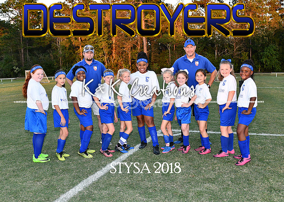 5X7 STYSA DESTROYERS S JOHNSON TEAM