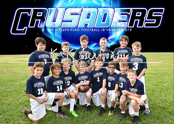 5X7 JV FLAG FOOTBALL SJS TEAM