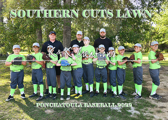 5X7 SOUTHERN CUTS 910B TEAM