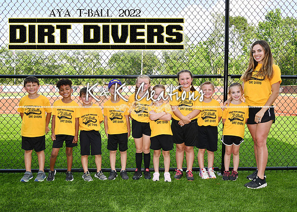 5X7 DIRT DIVERS TEAM