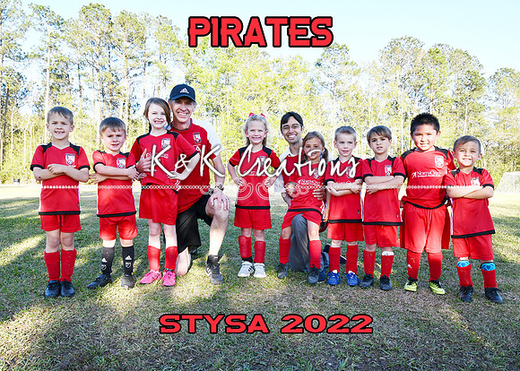5X7 PIRATES COACH FAIRCHILD TEAM