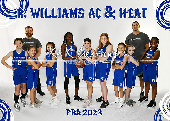 5X7 R WILLIAMS 9-11 GIRLS TEAM