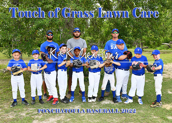 5x7 7 8 touch of grass team
