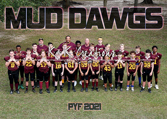 5X7 MUD DAWGS TEAM