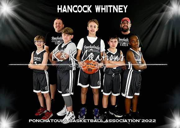 5x7 11-12 boys HANCOCK WHITNEY team