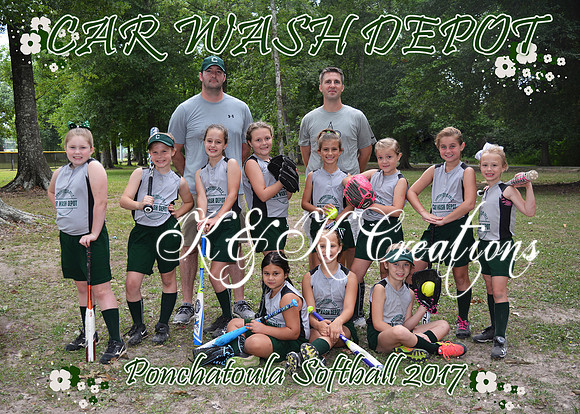 5x7 car wash depot 7-8girls team