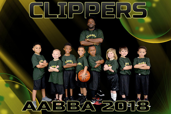 8X12 CLIPPERS AABBA 2018 TEAM