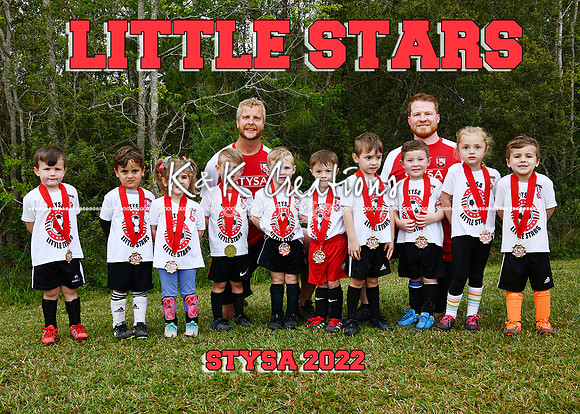 5X7 LITTLE STARS COACH DUSTIN TEAM