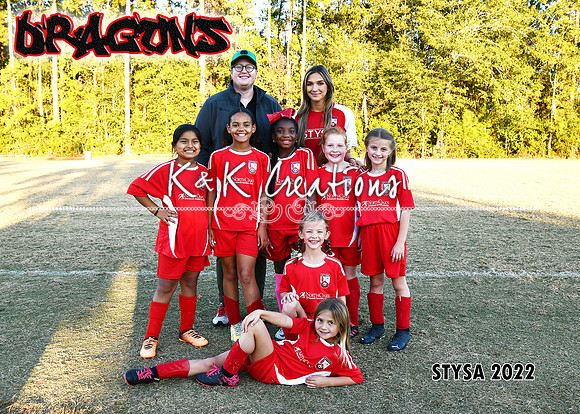 5X7 DRAGONS AUSTIN HAYDEL TEAM