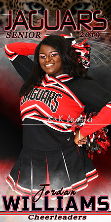 JORDAN WILLIAMS CHEER BANNER