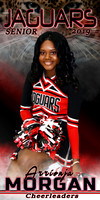 ARRIONJA MORGAN CHEER BANNER