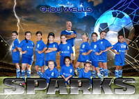 5X7 9-10u SPARKYS SPARKS STYSA TEAM