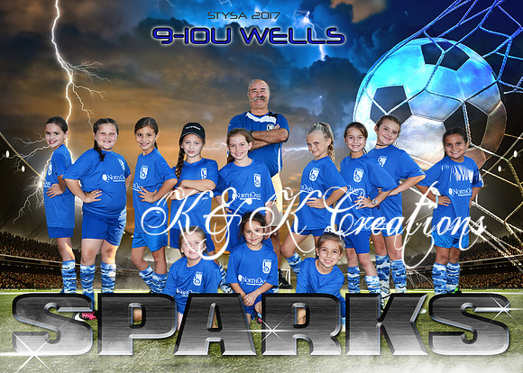 5X7 9-10u SPARKYS SPARKS STYSA TEAM