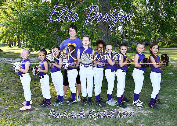 5x7 7 8 girls elite designs team